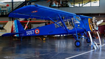 Morane Saulnier MS505 Criquet F-BIPJ/149/50S7 French Navy, Espace Air Passion Anger, Marcé, France