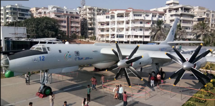 Tupolev Tu-142MK-E IN312 Indian Navy, TU 142 Aircraft Museum, Visakhapatnam India