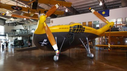 Vought V-173 "The Flying Pancace" 02978 US Navy, Frontiers of Flight Museum at Love Field Airport, Dallas, TX, USA