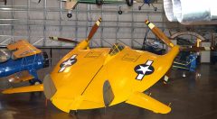 Vought V-173 "The Flying Pancace" 02978 US Navy, Frontiers of Flight Museum at Love Field Airport, Dallas, TX, USA