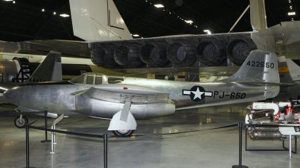 Bell P-59B Airacomet 44-22650/PJ-650 USAAF, National Museum of the US Air Force Dayton, Ohio