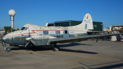 de Havilland DH104 Dove 7A PH-VLA MAC - Martin's Air Charter, Museo del Aeropuerto de Málaga, Spain