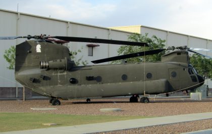 Boeing CH-47D Chinook code 2-501 US Army, Fort Bliss Museum El Paso, Texas