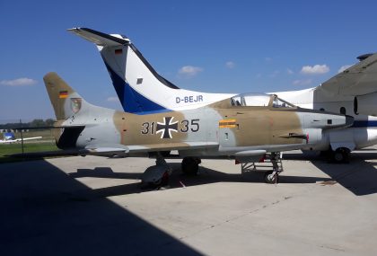 Fiat G91R/3 31+35 German Air Force, Dornier Museum Friedrichshafen, Germany