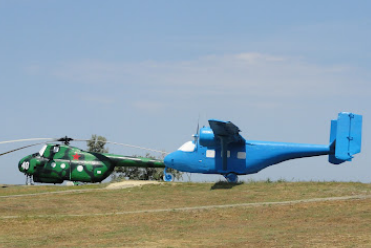 Antonov An-14 Mil Mi-4, Open-air museum of the military vehicles Voennaya Gorka (The Military Hill) in Temryuk, Krasnodar region Russia