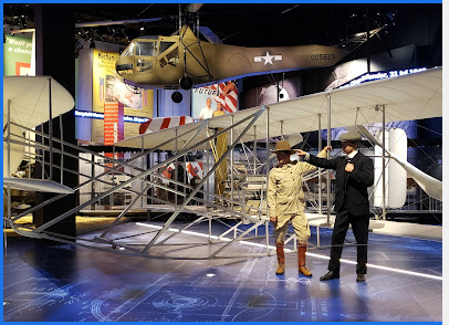 Sikorsky R-4 Hoverfly and Wright Flyer National Museum of the United States Army at Fort Belvoir, VA USA