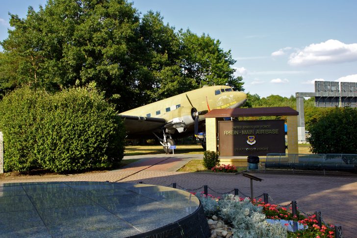 Berlin Airlift Memorial/Luftbrückendenkmal Frankfurt am Main, Germany