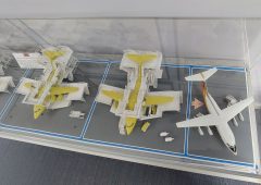 Model of the BAe 146 Factory production line