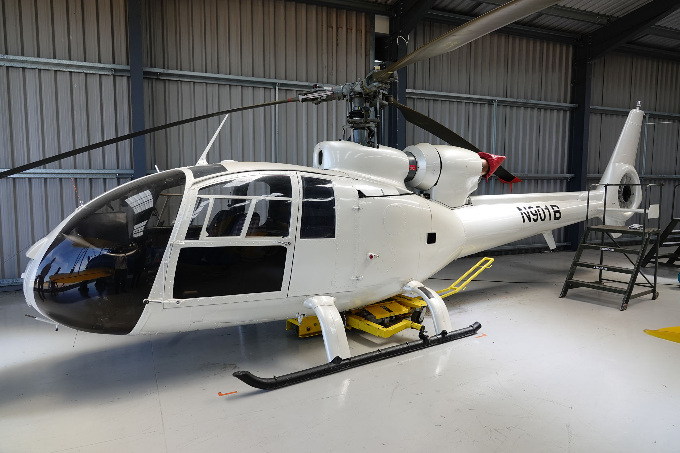 Aerospatiale (Soko) SA-341G Gazelle N901B, The Real Aeroplane Company, Breighton Airport, Selby