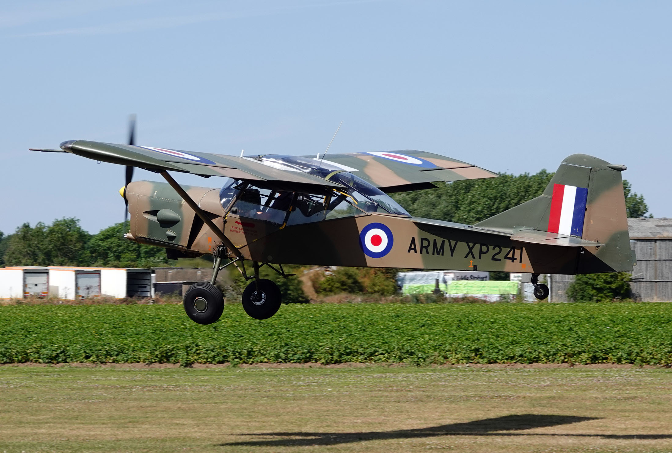 Auster B-5 Auster AOP.9 G-CEHR XP241 AAC, The Real Aeroplane Company, Breighton Airport, Selby