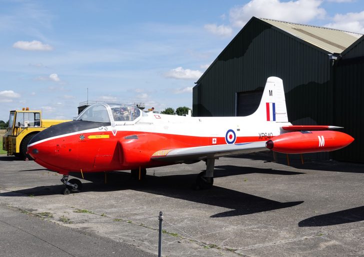 BAC Jet Provost T.4 XP640/M RAF, Yorkshire Air Museum & Allied Air Forces Memorial, Elvington, UK