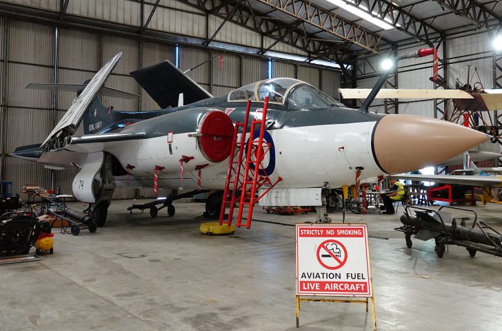 Blackburn Buccaneer S.2A XN974 Royal Navy, Yorkshire Air Museum & Allied Air Forces Memorial, Elvington, UK