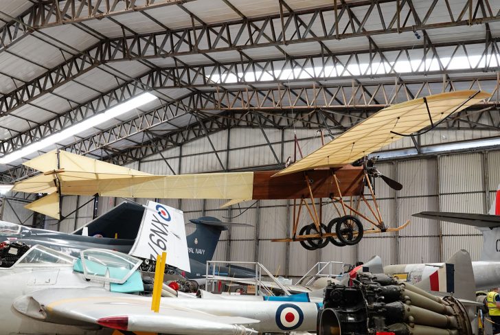 Blackburn Mercury Monoplane (replica), Yorkshire Air Museum & Allied Air Forces Memorial, Elvington, UK