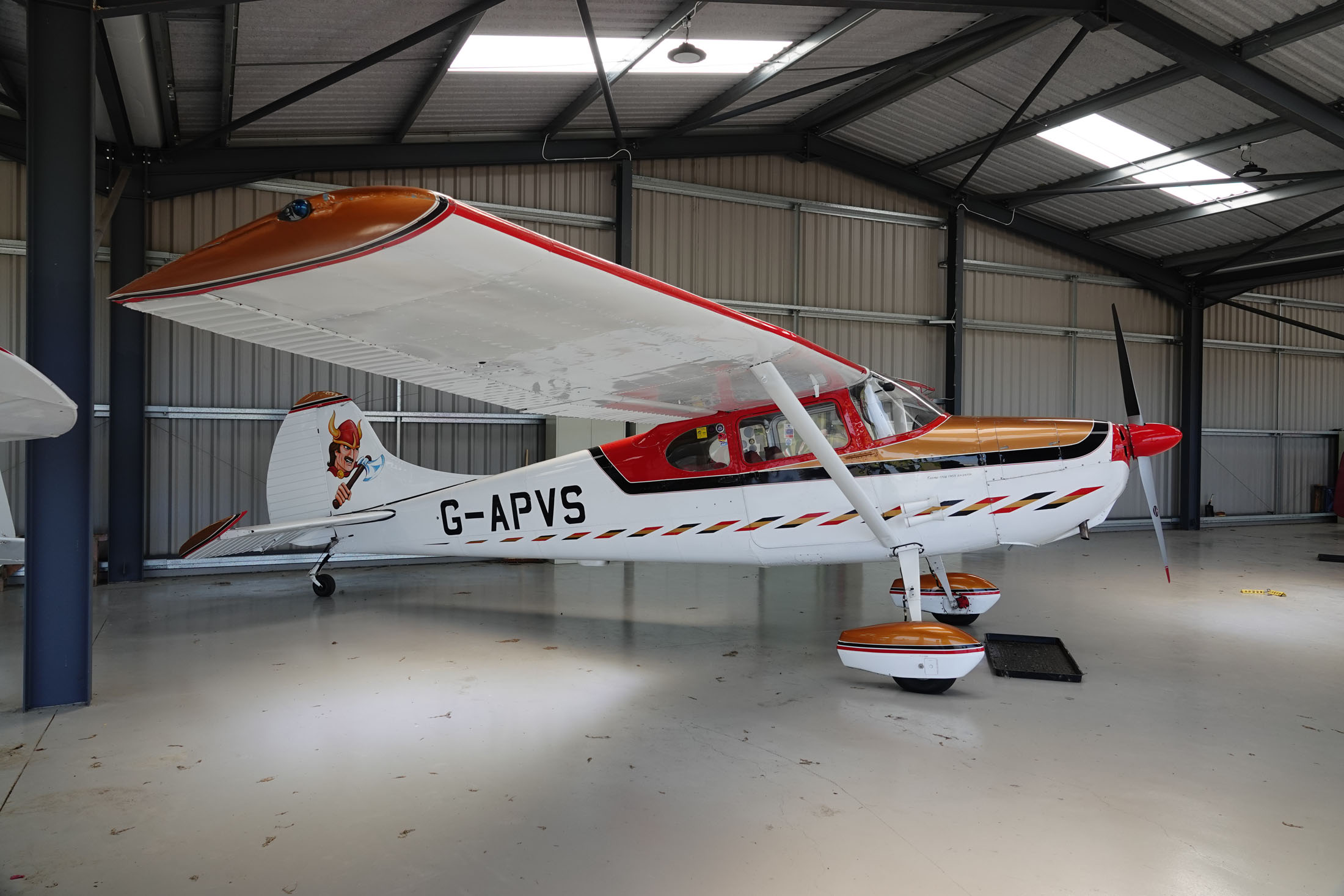 Cessna 170B G-APVS, The Real Aeroplane Company, Breighton Airport, Selby