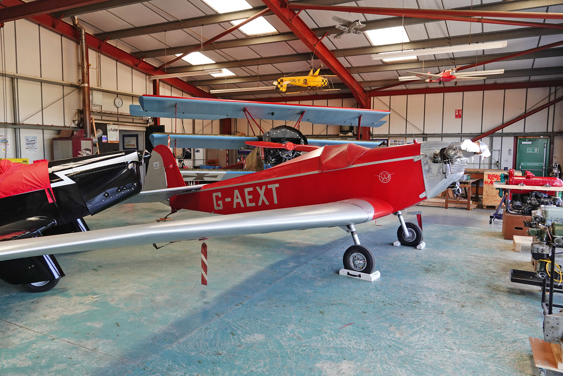 Dart Kitten II G-AEXT, The Real Aeroplane Company, Breighton Airport, Selby