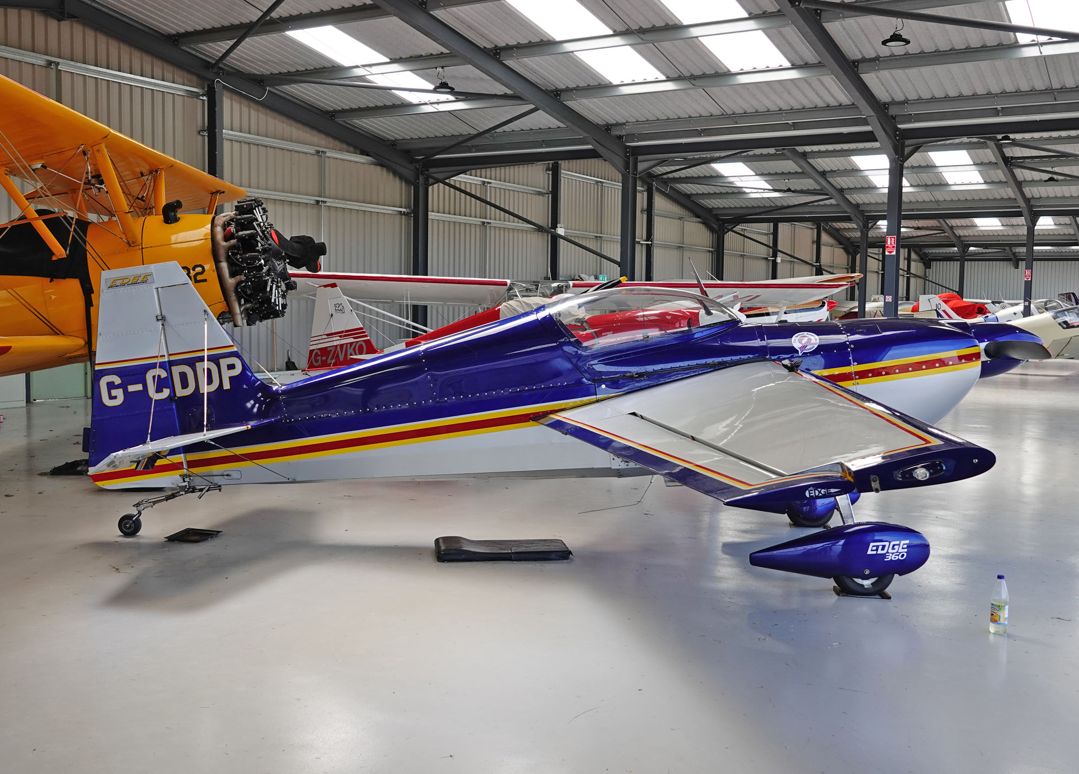 Edge 360 G-CDDP, The Real Aeroplane Company, Breighton Airport, Selby