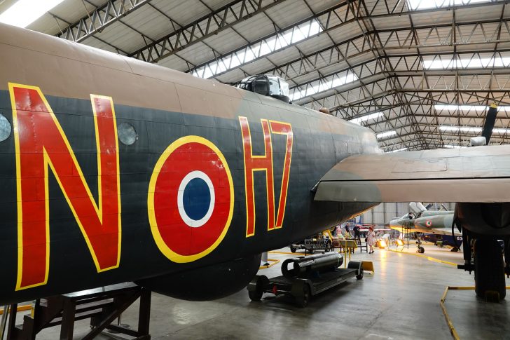 Handley Page Halifax B.2 LV907/NP-F/H7-N RAF, Yorkshire Air Museum & Allied Air Forces Memorial Elvington, UK