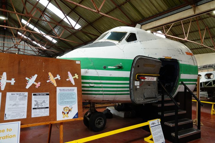 Handley Page Herald 213 G-APVN Channel Express, Yorkshire Air Museum & Allied Air Forces Memorial Elvington, UK