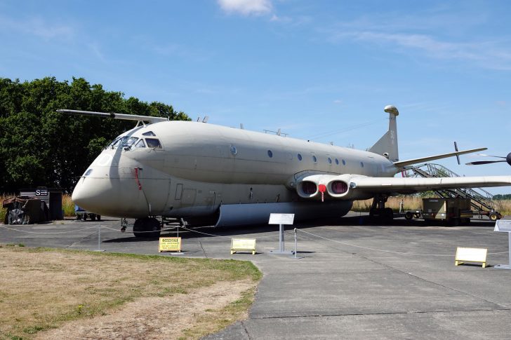 Hawker Siddenley Nimrod MR.2 XV250 RAF, Yorkshire Air Museum & Allied Air Forces Memorial Elvington, UK