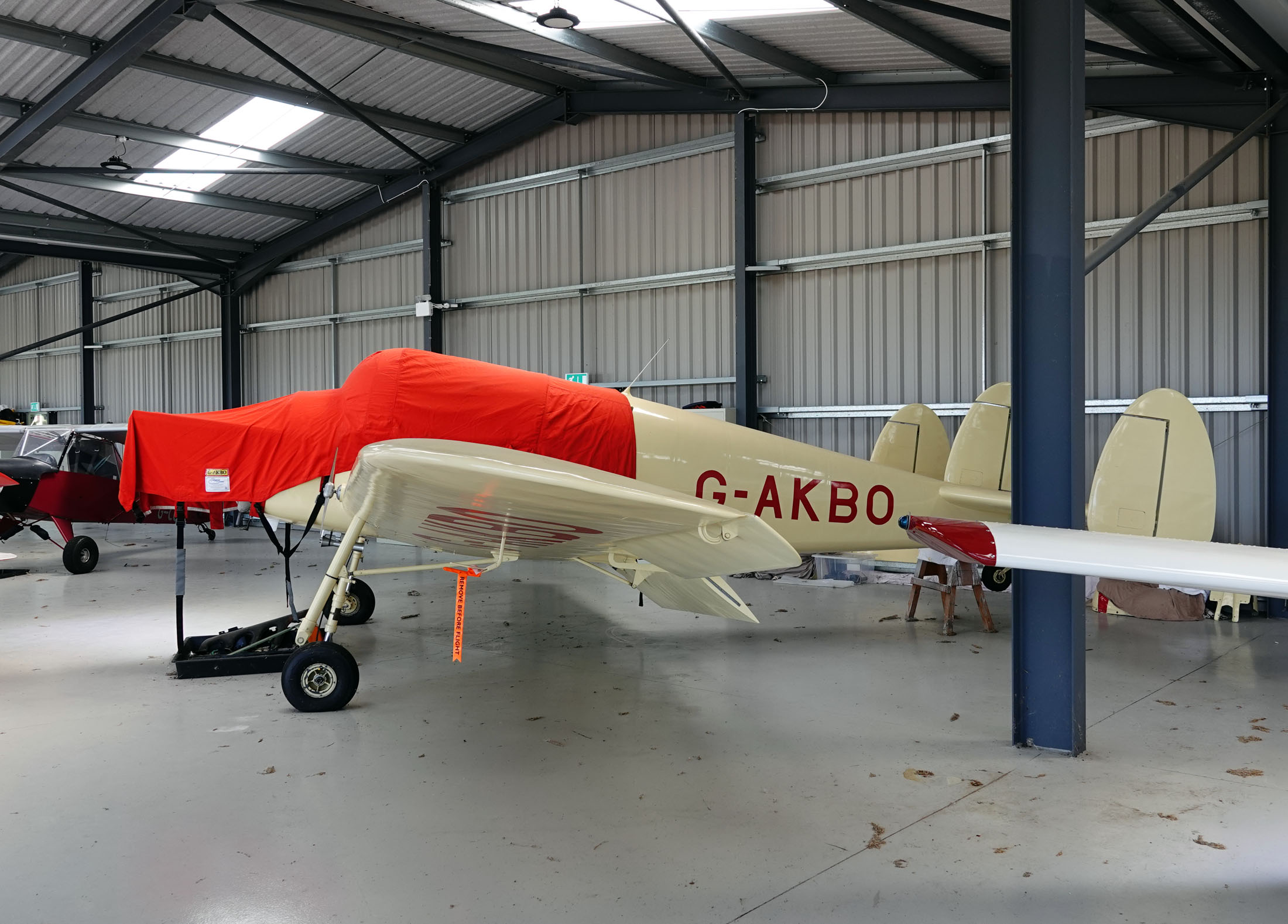 Miles M-38 Messenger 2A G-AKBO, The Real Aeroplane Company, Breighton Airport, Selby