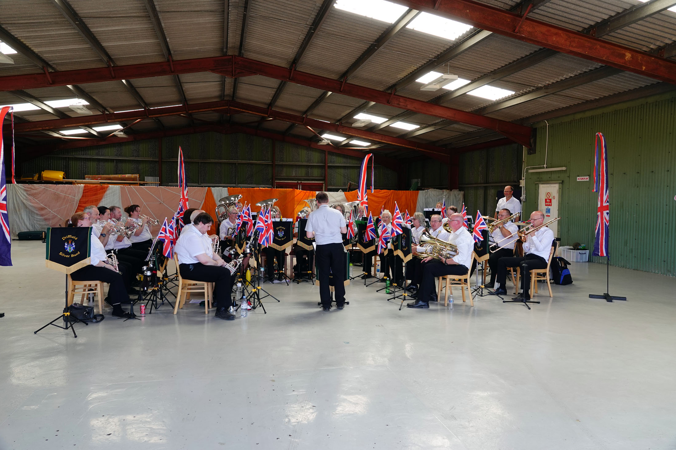 Orchestra, The Real Aeroplane Company, Breighton Airport, Selby