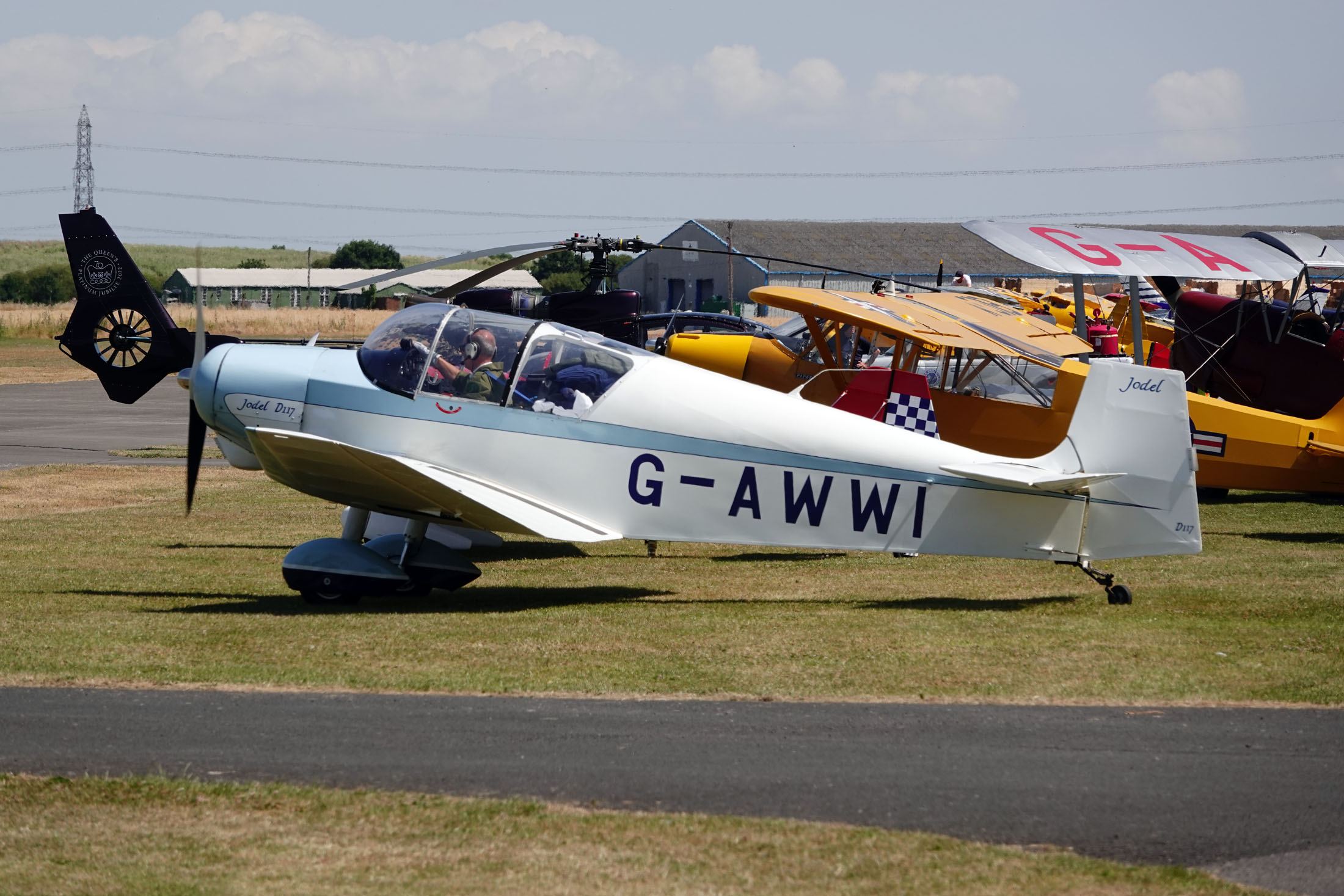 SAN Jodel D.117 G-AWWI, The Real Aeroplane Company, Breighton Airport, Selby