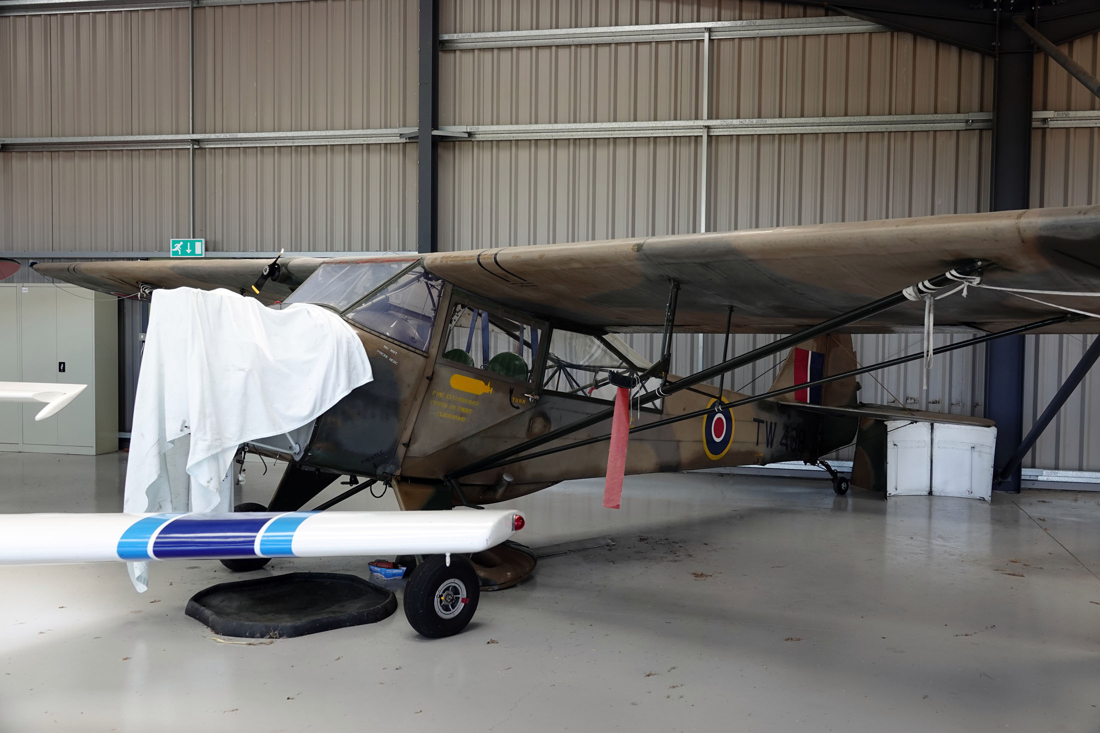 Taylorcraft J Auster Mk.5 G-ANRP/TW439 AAC, The Real Aeroplane Company, Breighton Airport, Selby