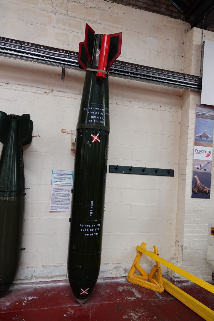 WE 177 Type B 400 kt Thermo-Nuclear Bomb, Yorkshire Air Museum & Allied Air Forces Memorial Elvington, UK