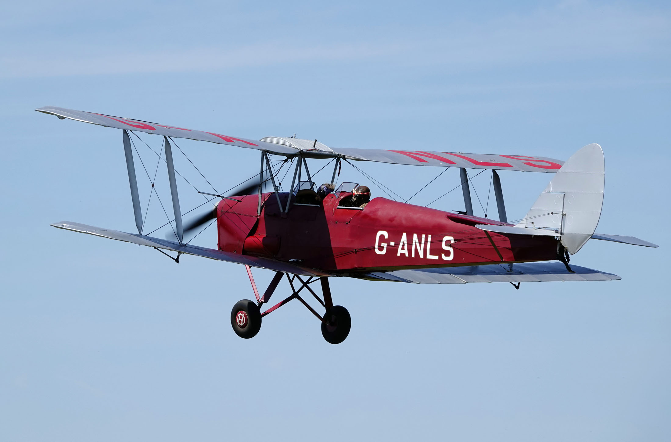 de Havilland DH-82A Tiger Moth II G-ANLS, The Real Aeroplane Company, Breighton Airport, Selby