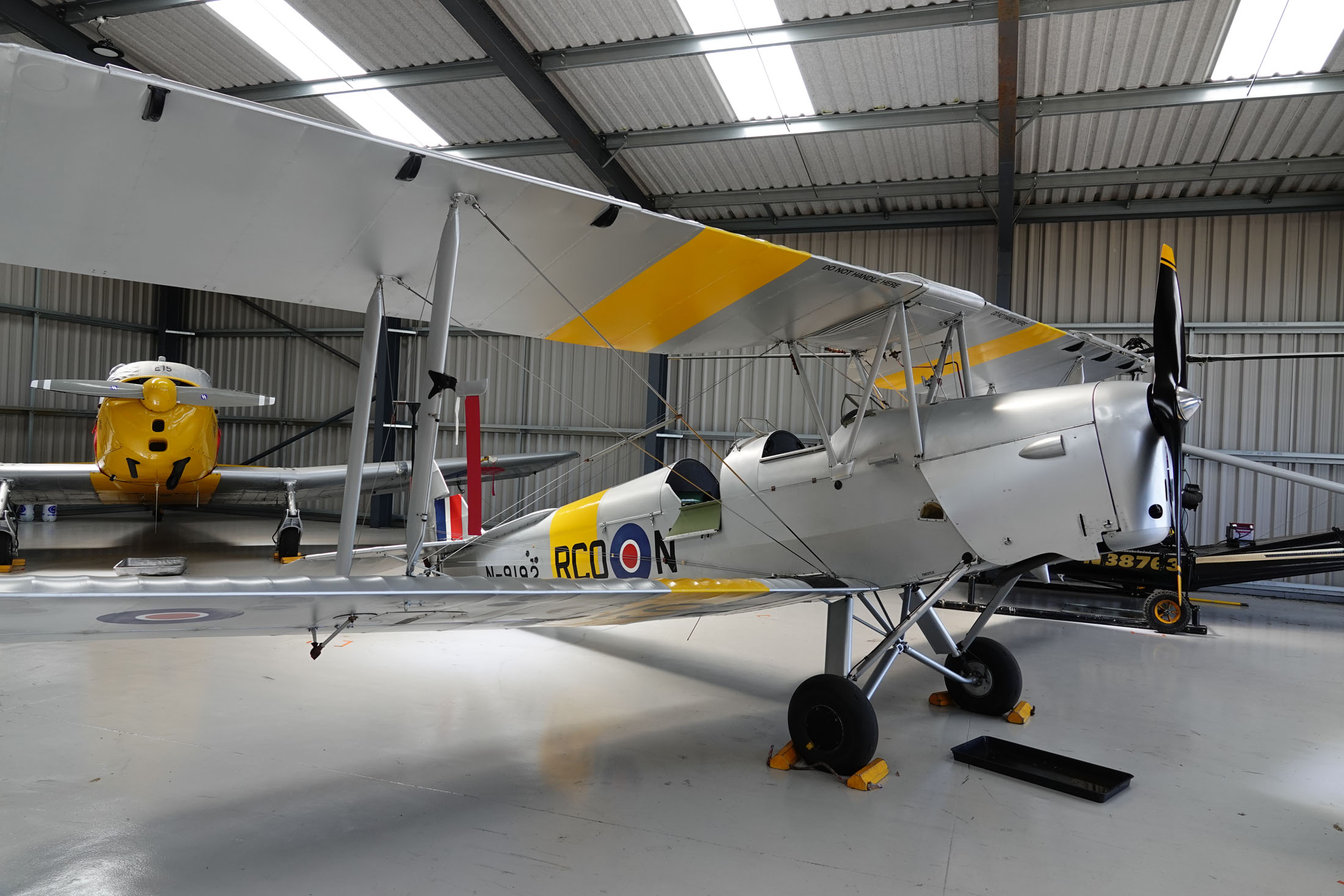 de Havilland DH-82A Tiger Moth II G-DHZF/N9192/RCO-N AAC, The Real Aeroplane Company, Breighton Airport, Selby