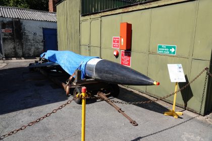 Bristol Bloodhound Mk.1 Missile, South Yorkshire Aircraft Museum at Aeroventure, Doncaster UK