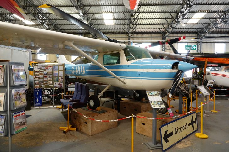 Cessna F.150G G-AVAA, South Yorkshire Aircraft Museum at Aeroventure, Doncaster UK