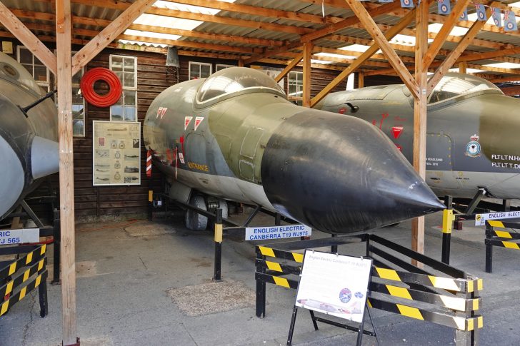 English Electric Canberra T.19 WJ975 RAF, South Yorkshire Aircraft Museum at Aeroventure, Doncaster UK