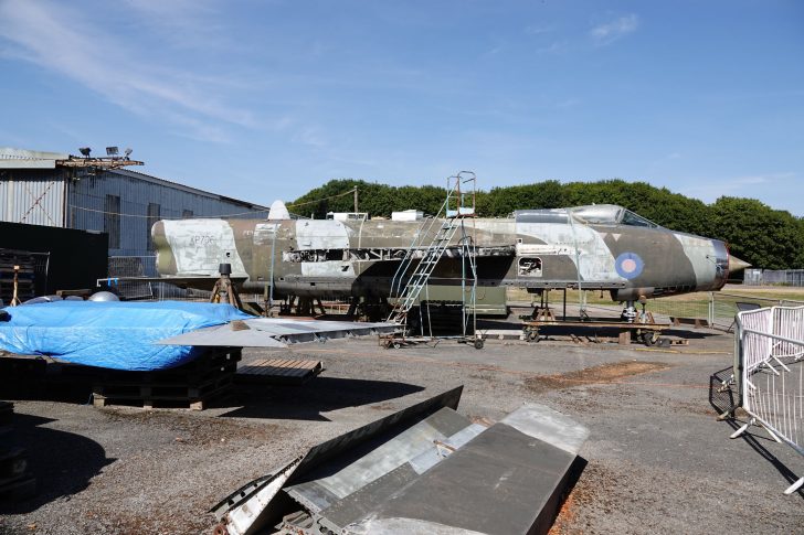 English Electric Lightning F.3 XP706 RAF, South Yorkshire Aircraft Museum at Aeroventure, Doncaster UK