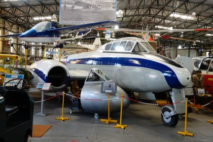 Gloster Meteor T.7 WA662 RAF, South Yorkshire Aircraft Museum at Aeroventure, Doncaster UK