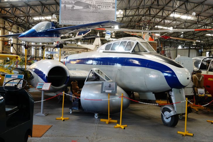 Gloster Meteor T.7 WA662 RAF, South Yorkshire Aircraft Museum at Aeroventure, Doncaster UK