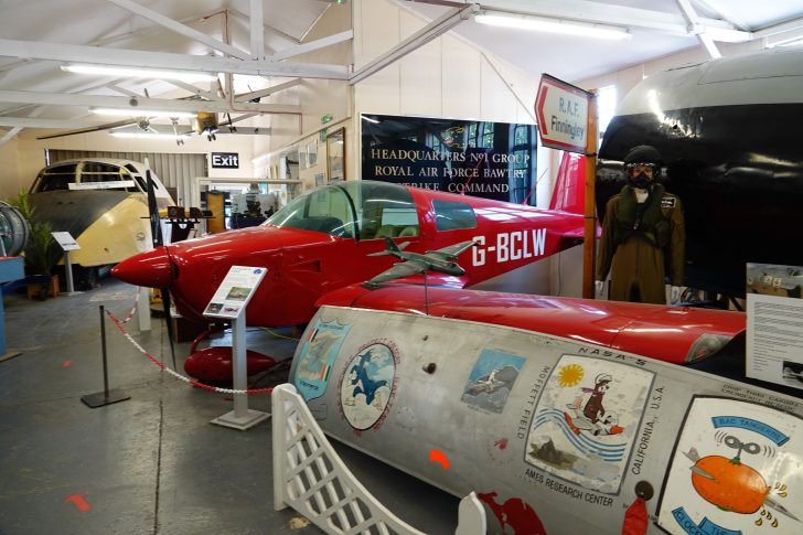 Grumman American AA-1B Trainer G-BCLW, South Yorkshire Aircraft Museum at Aeroventure, Doncaster UK