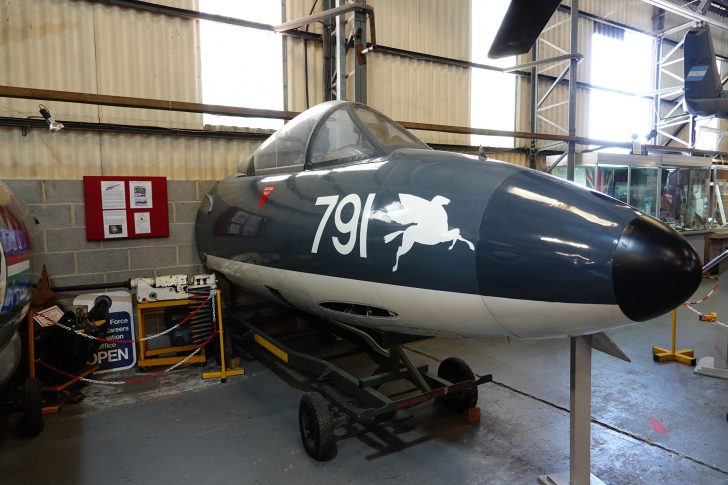 Hawker Hunter GA.11 WT741/791 Royal Navy, South Yorkshire Aircraft Museum at Aeroventure, Doncaster UK