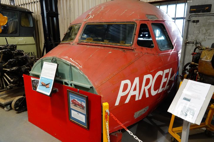 Hawker Siddeley HS.748-266 G-OPFW Parcelforce/Emerald Airways, South Yorkshire Aircraft Museum at Aeroventure, Doncaster UK