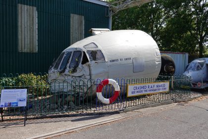 Hawker Siddeley Nimrod R.1 XW666 RAF, South Yorkshire Aircraft Museum at Aeroventure, Doncaster UK