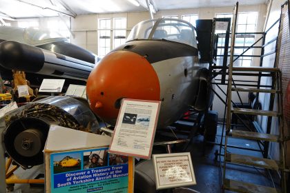 Hunting Percival Jet Provost T.3 XM411 RAF, South Yorkshire Aircraft Museum at Aeroventure, Doncaster UK