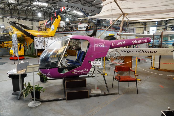 Robinson R22 Beta EI-JWM Western Cellular, South Yorkshire Aircraft Museum at Aeroventure, Doncaster UK