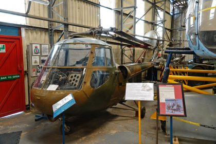 Saro Skeeter AOP.12 XM561 AAC, South Yorkshire Aircraft Museum at Aeroventure, Doncaster UK