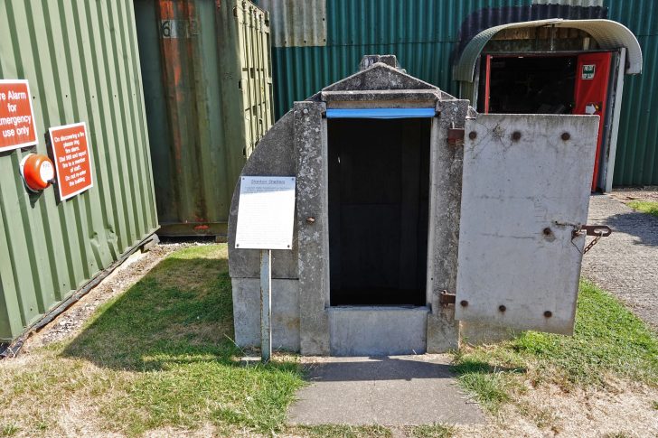 Stanton Shelter, South Yorkshire Aircraft Museum at Aeroventure, Doncaster UK