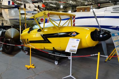 Stolp Starduster Too G-BNNA, South Yorkshire Aircraft Museum at Aeroventure, Doncaster UK