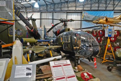 Westland Gazelle AH.1 XX411/X AAC, South Yorkshire Aircraft Museum at Aeroventure, Doncaster UK