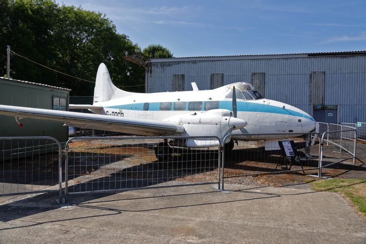 de Havilland DH.104 Dove 8 G-DDCD, South Yorkshire Aircraft Museum at Aeroventure, Doncaster UK