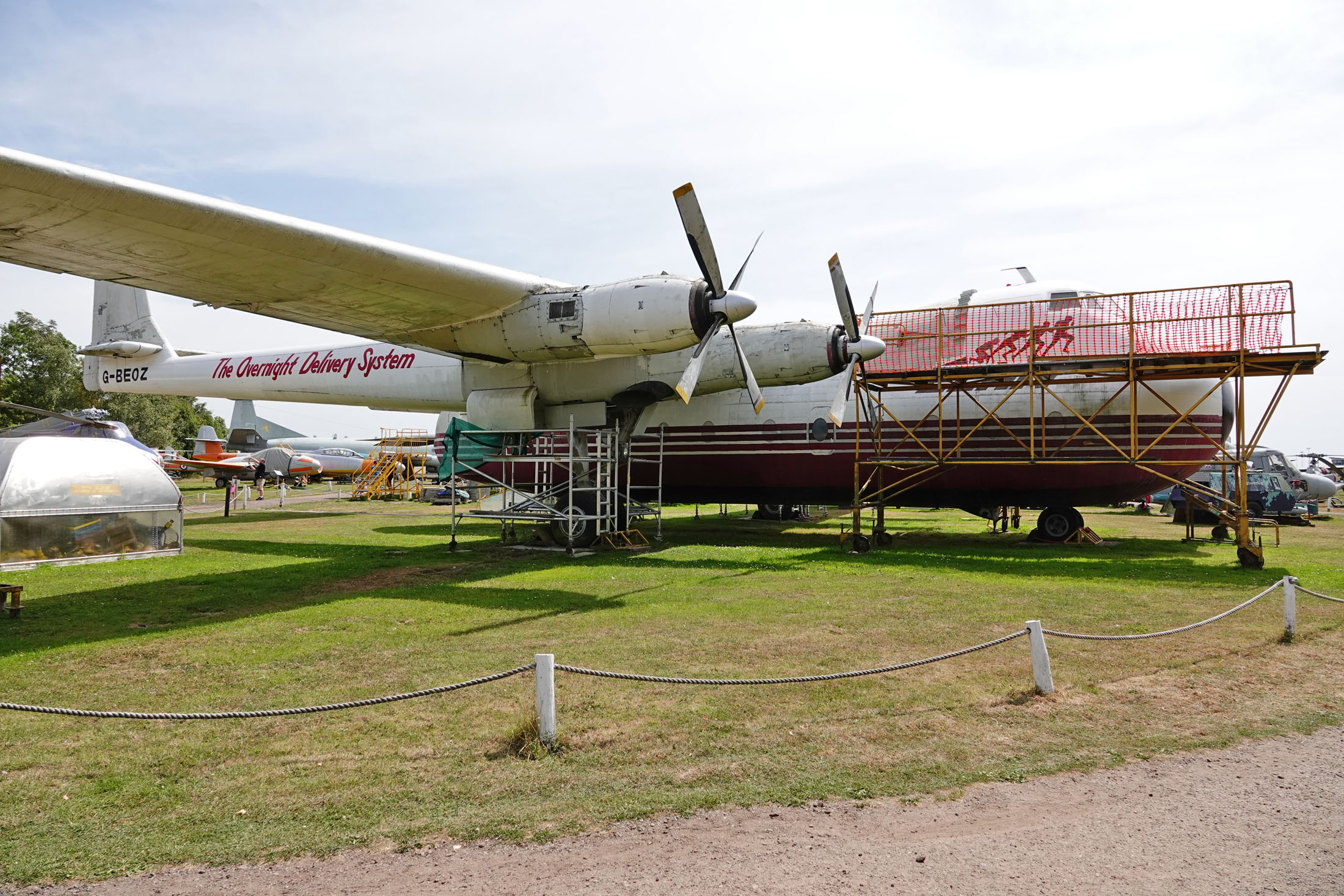 Armstrong Whitworth Argosy 101 G-BEOZ Elan Overnight Delivery System