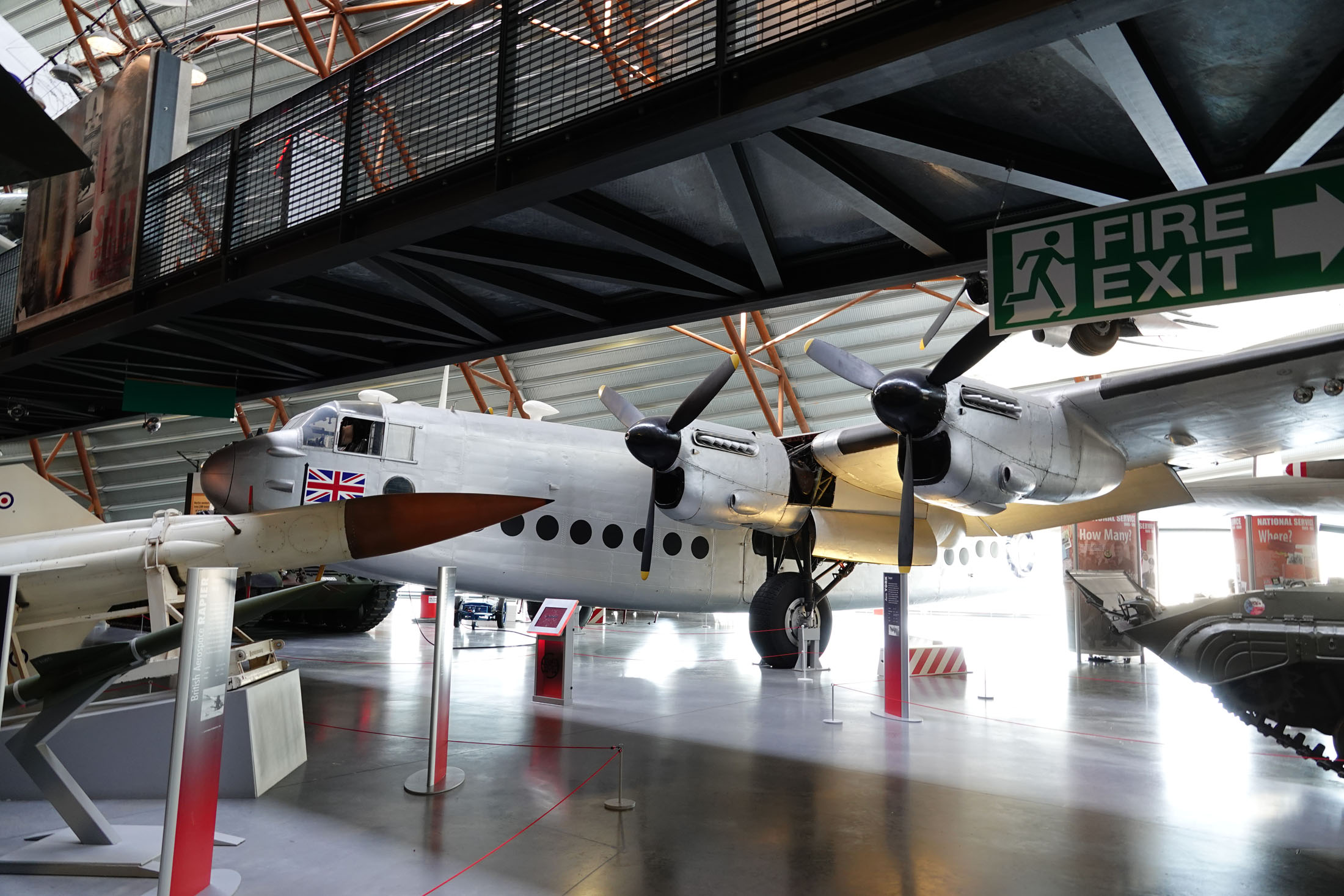 Avro York C.1 CBAC TS798 RAF, Royal Air Force Museum Midlands, Cosford, UK