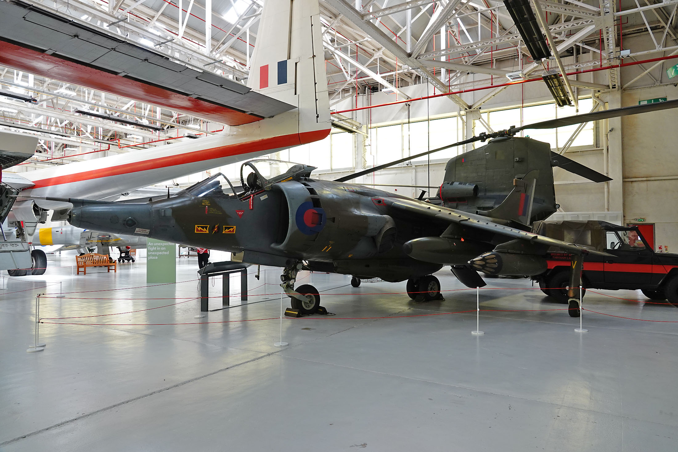 BAe Harrier GR.3 XZ997/V RAF, Royal Air Force Museum Midlands, Cosford, UK